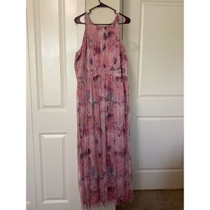 Stunning Floral Pink Dress